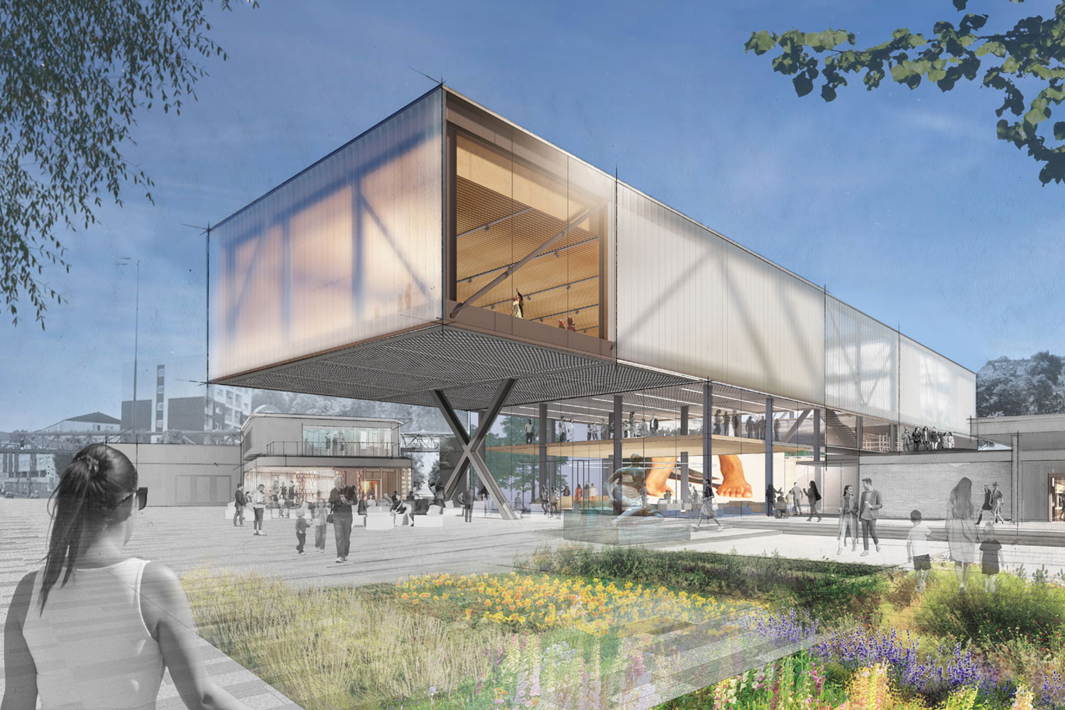 Entwurf Pina Bausch Zentrum © Diller Scofidio+ Renfro LLC, New York