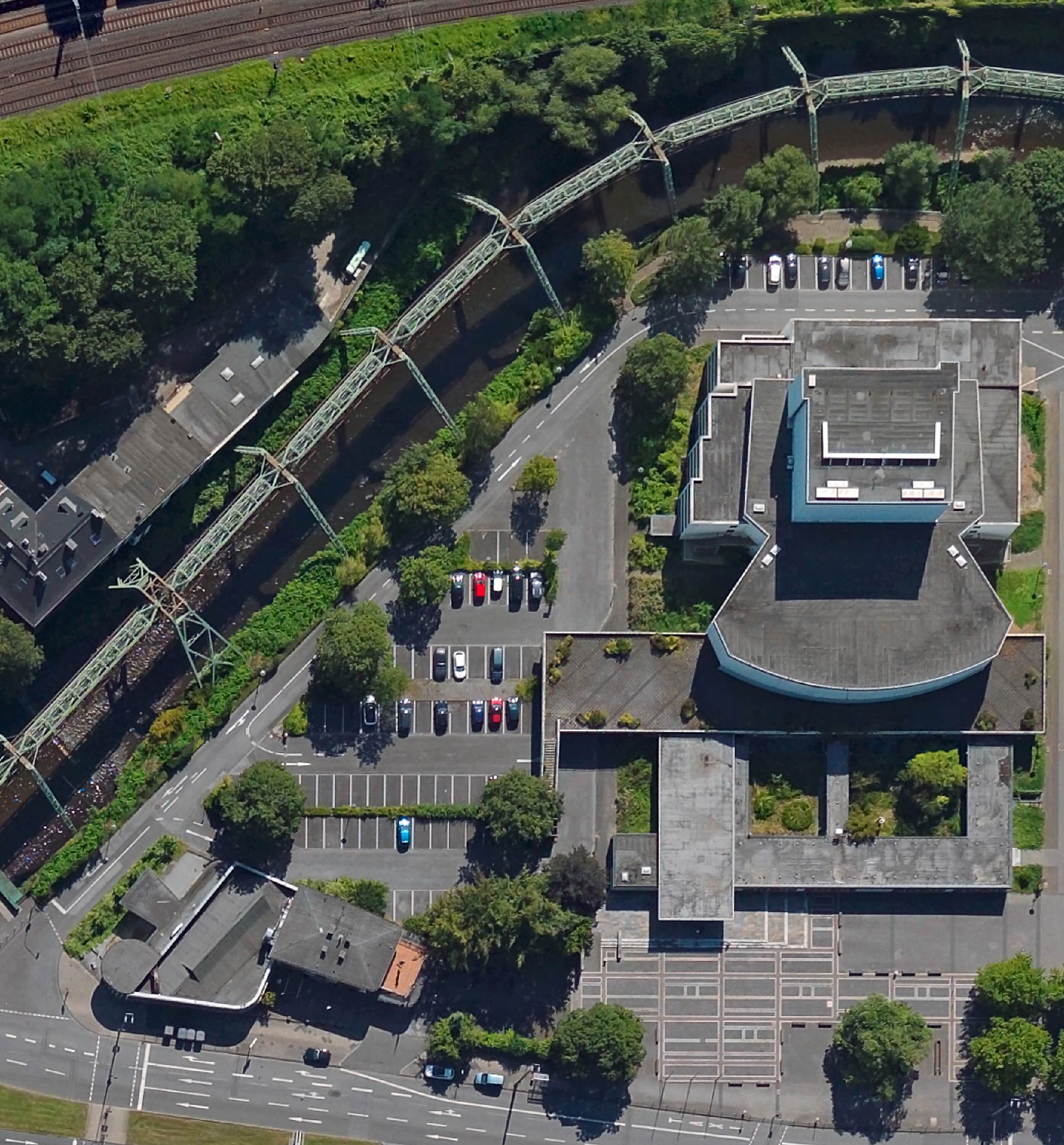 Aerial photo Pina Bausch Zentrum